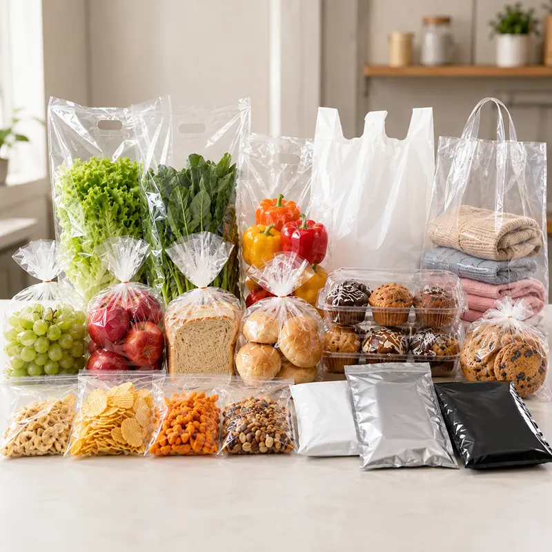 Custom Plastic Packaging Bag Wholesale | Food & Retail Bags Manufacturer