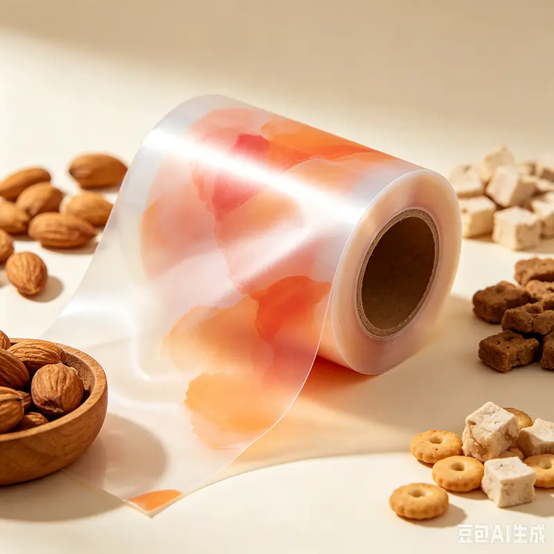 Custom Printed Plastic Packaging Roll Film for Snack & Pet Food Packaging