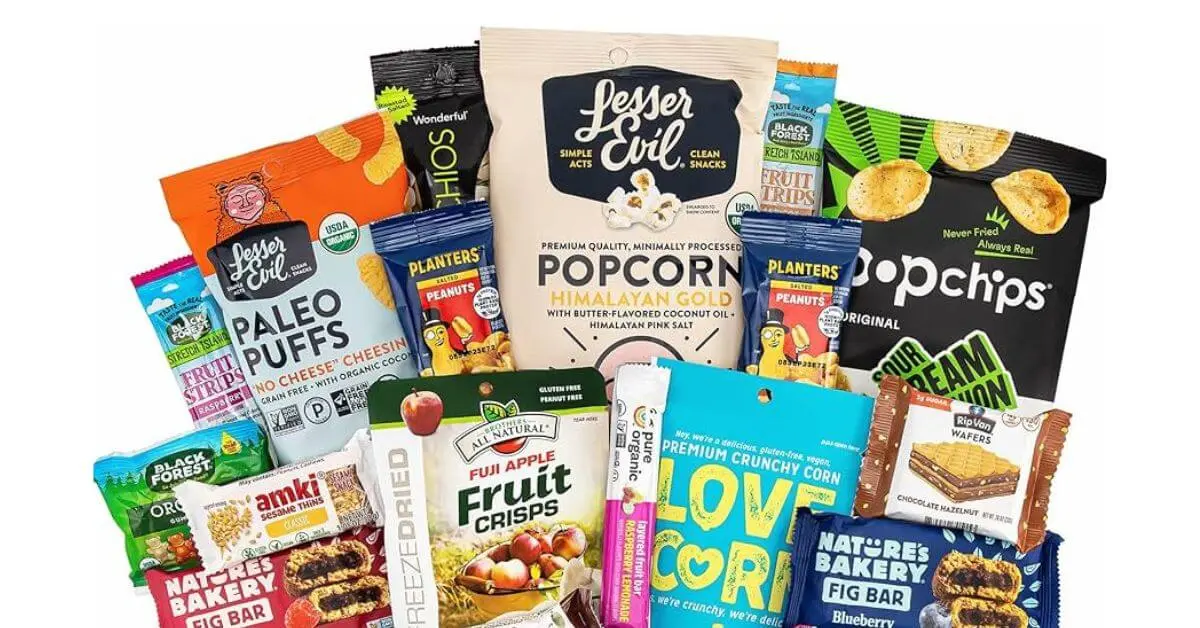 Food packaging sizes