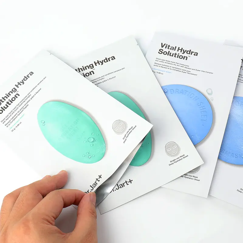 Cosmetics packaging sizes